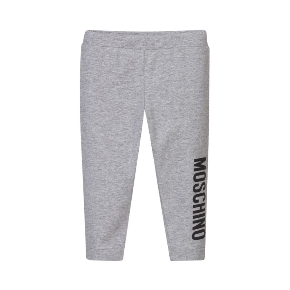 Moschino Kids Heather Gray Leggings
